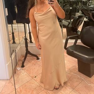 Show Me Your Mumu Champagne Dress Size M
